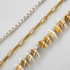 Marysol Waterproof Anklet Set - Gold/Pearl