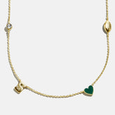 Michigan State University Spaced Charm Necklace - Michigan State University