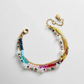 Rowan Semi-Precious Layered Bracelet - Lisbon