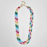 Lena Semi-Precious Layered Necklace - Multi
