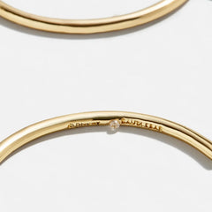 Mickey Mouse Disney Outline Hoop Earrings - Mickey Mouse