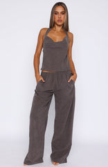 Take A Stance Pants Charcoal