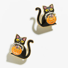 Little Spellcaster Kids' Clip-On Halloween Earring Set - Multi