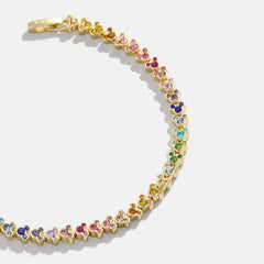 Mickey Mouse Disney Repeating Tennis Bracelet - Multi