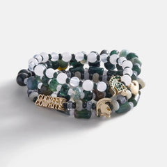 Michigan State University Beaded Bracelet Set - Michigan State University