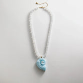 Sun Drift Semi-Precious Pendant Necklace - Spiral Shell