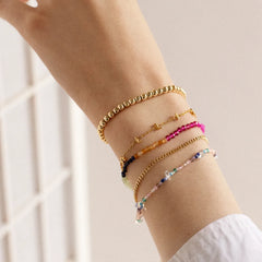 Rowan Semi-Precious Layered Bracelet - Santorini