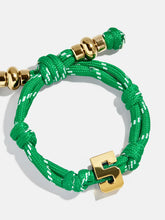 Knotty Varsity Number Custom Bracelet - Bright Green Single Digit