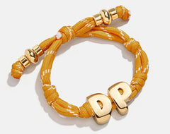 Knotty Initial Custom Bracelet - Marigold Double Letters