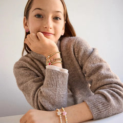Love Stack Kids' Heart Bracelet Set - Heart