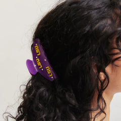 Louisiana State University Logo Hair Claw Clip - Louisiana State University