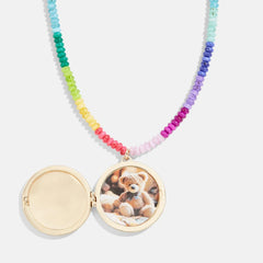 Lil' Smiley Kids’ Locket Necklace - Smiley Face