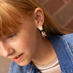 Lights Fright Kids' Clip-On Halloween Earring Set - Multi