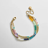 Rowan Semi-Precious Layered Bracelet - Capri