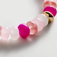 Marjorie Beaded Bracelet - Pink Multi