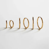Verbena Waterproof Earring Set - Gold