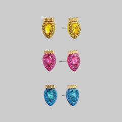 Merry & Bright Holiday Earring Set - Multi Christmas Lights