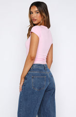 Know You Best Baby Tee Baby Pink