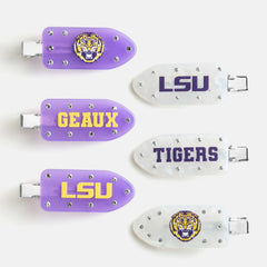 Louisiana State University Creaseless Hair Clip Set - Louisiana State University