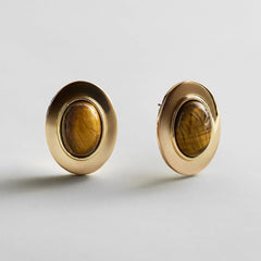 Samira Gold Stud Earrings - Samira Gold Stud Earrings