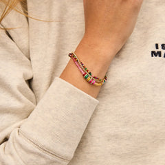 Rowan Semi-Precious Layered Bracelet - Sao Paulo