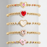 Love Stack Kids' Heart Bracelet Set - Heart