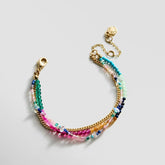 Rowan Semi-Precious Layered Bracelet - Santorini