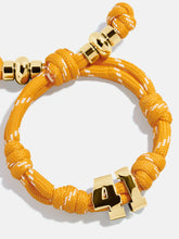 Knotty Varsity Number Custom Bracelet - Marigold Double Digit