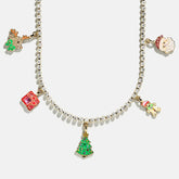 Merry Christmas Kids’ Charm Necklace - Christmas Tree