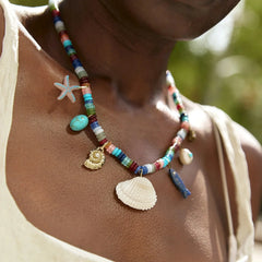 Maui Charm Necklace - Multi
