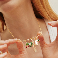Michigan State University Cluster Charm Necklace - Michigan State University