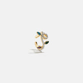 Merry & Bright Christmas Ear Cuff - Gold/Multi