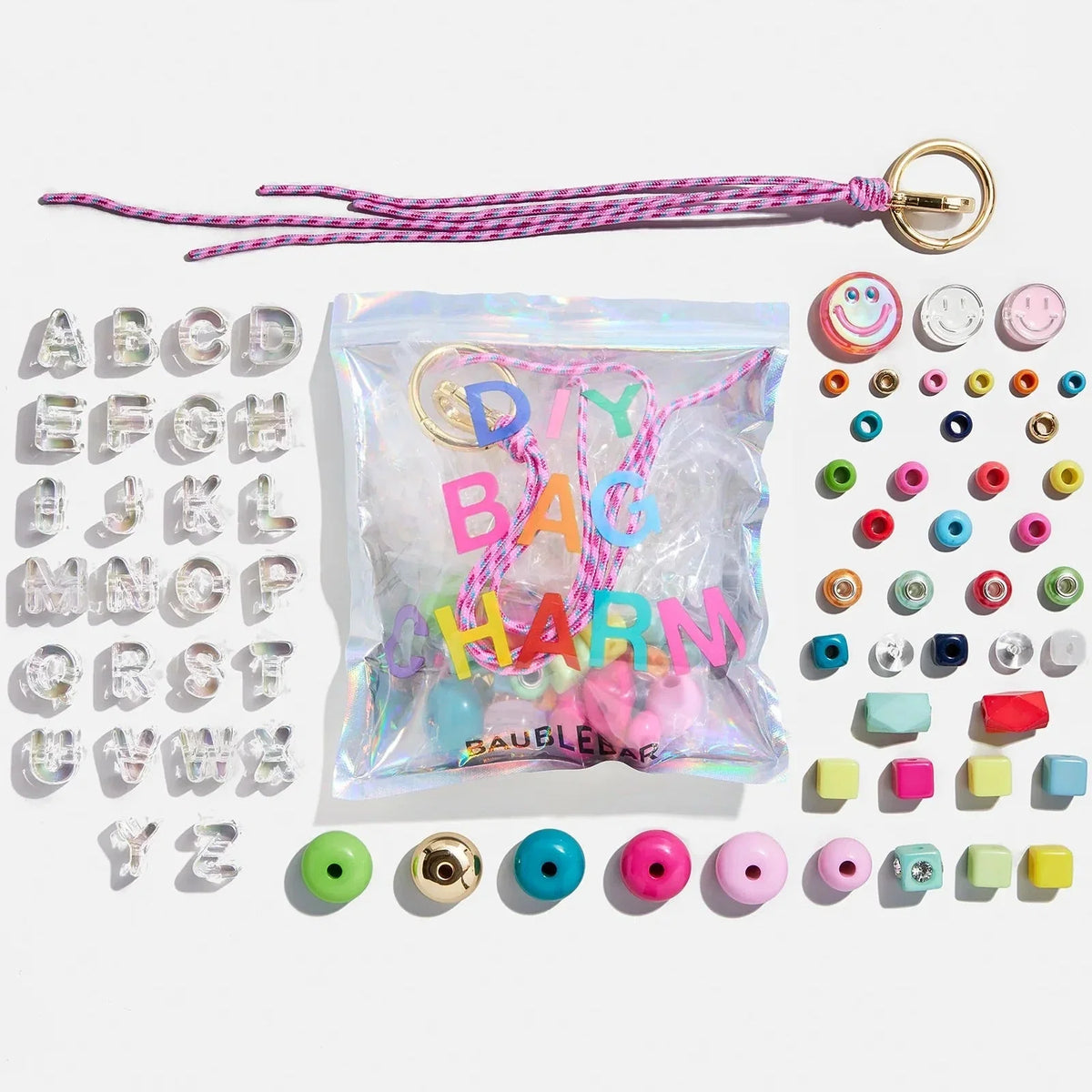 The Mini Custom Bead Kit - Multi/Smiley Face