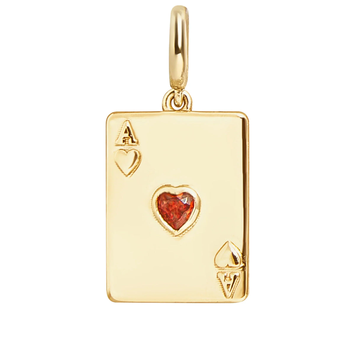 Luck Cluster Charm - Ace Playing Card