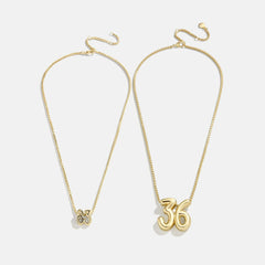 Lucky Number Bubble Necklace - Double Digits