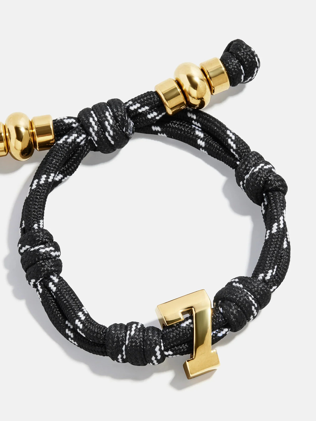 Knotty Varsity Number Custom Bracelet - Onyx Single Digit