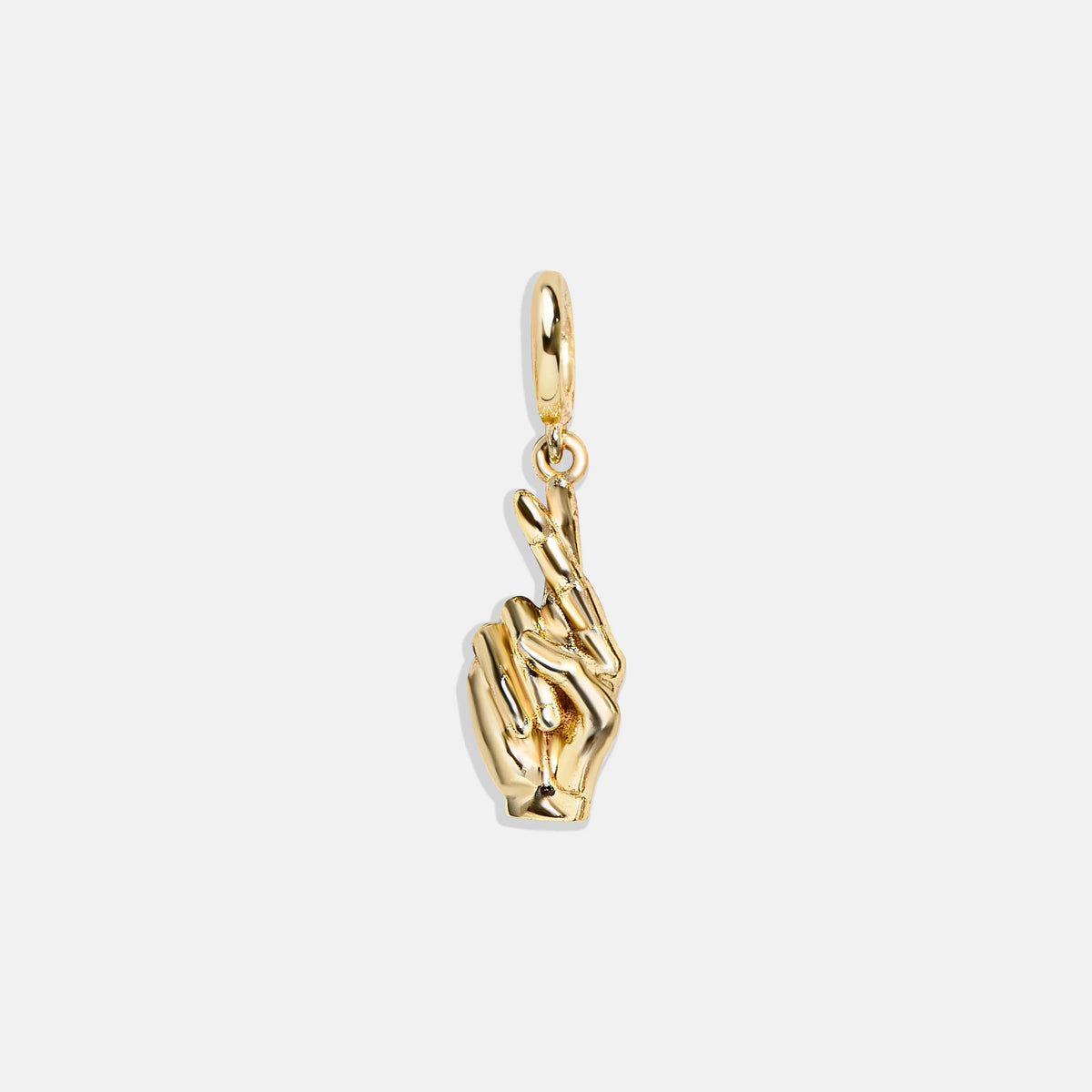 Luck Cluster Charm - Fingers Crossed
