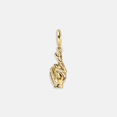 Luck Cluster Charm - Fingers Crossed