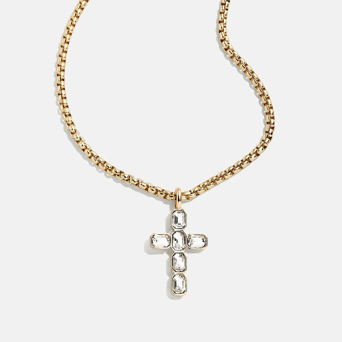 Mara Cross Necklace - Bezel Cross