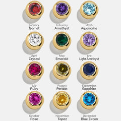 Yasmine 18K Gold Birthstone Bracelet - Crystal