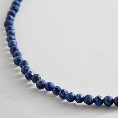 Mini Semi-Precious Necklace - Lapis