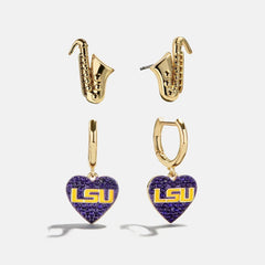 Louisiana State University Earring Set - Louisiana State University
