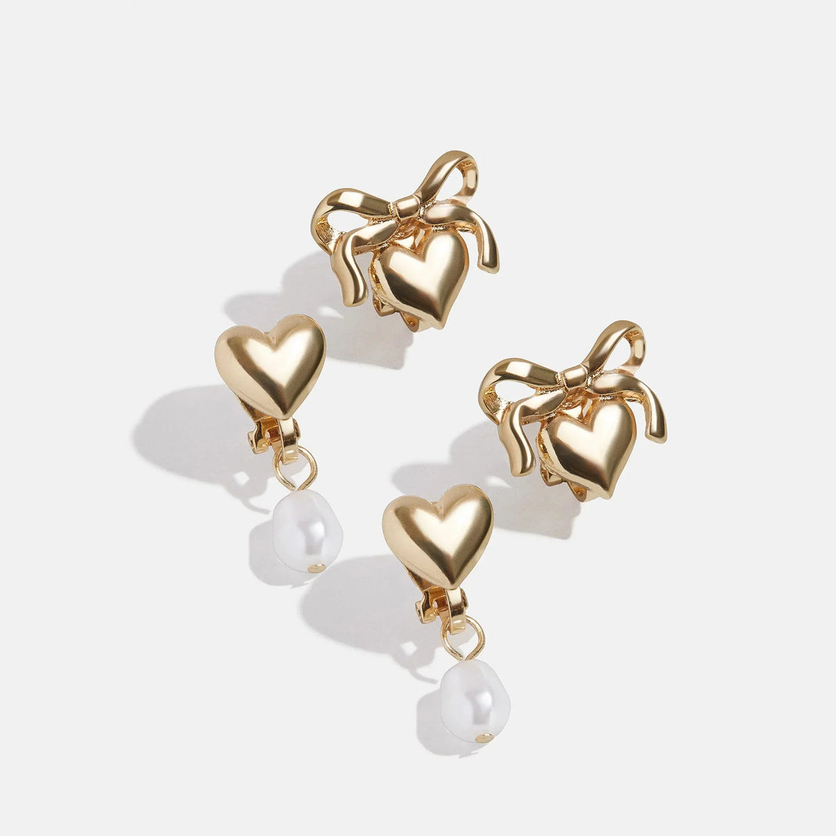 Little Romantic Kids' Clip-On Earring Set - Heart