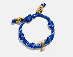 Knotty Varsity Number Custom Bracelet - Cobalt Single Digit