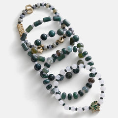 Michigan State University Beaded Bracelet Set - Michigan State University