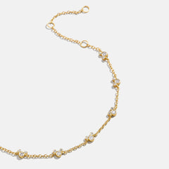 Mickey Mouse Disney 18K Gold Plated Sterling Silver Bracelet - Gold/Pavé