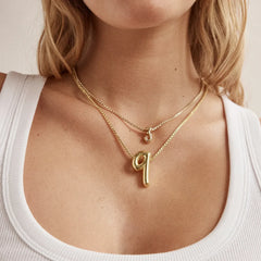 Lucky Number Bubble Necklace - Single Digit