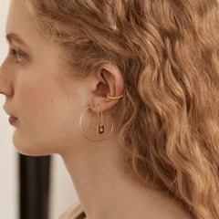 Spillo 18K Gold Earrings - M