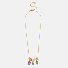 Merry & Bright Christmas Charm Necklace - Christmas Lights
