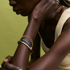 Rowan Semi-Precious Layered Bracelet - Capri